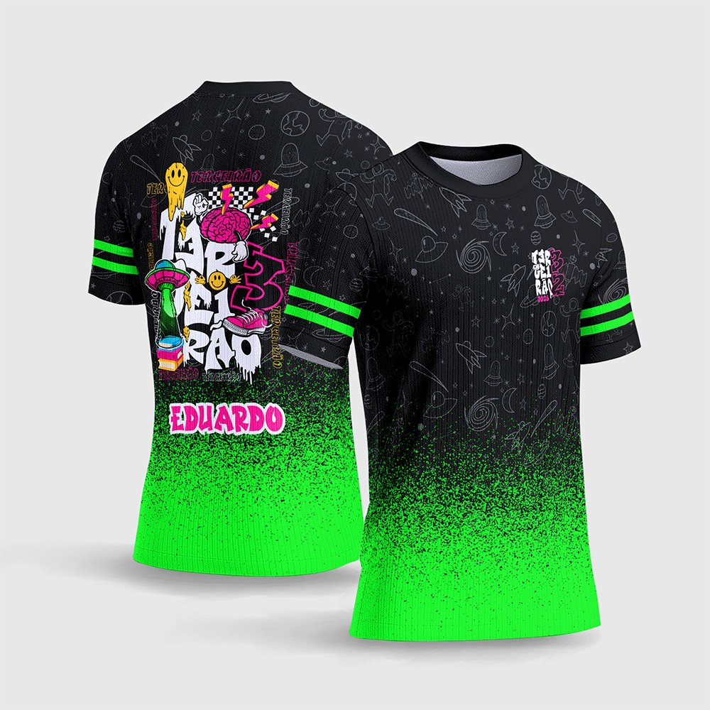 Arte Vetor Camisa Terceirão Alienígena v2