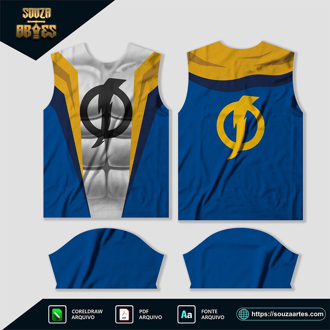 Arte Vetor Estampa Camisa Super Choque