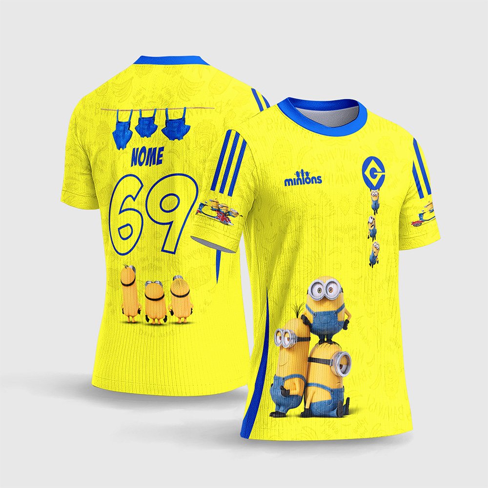 Arte Vetor Camisa Interclasse Minions