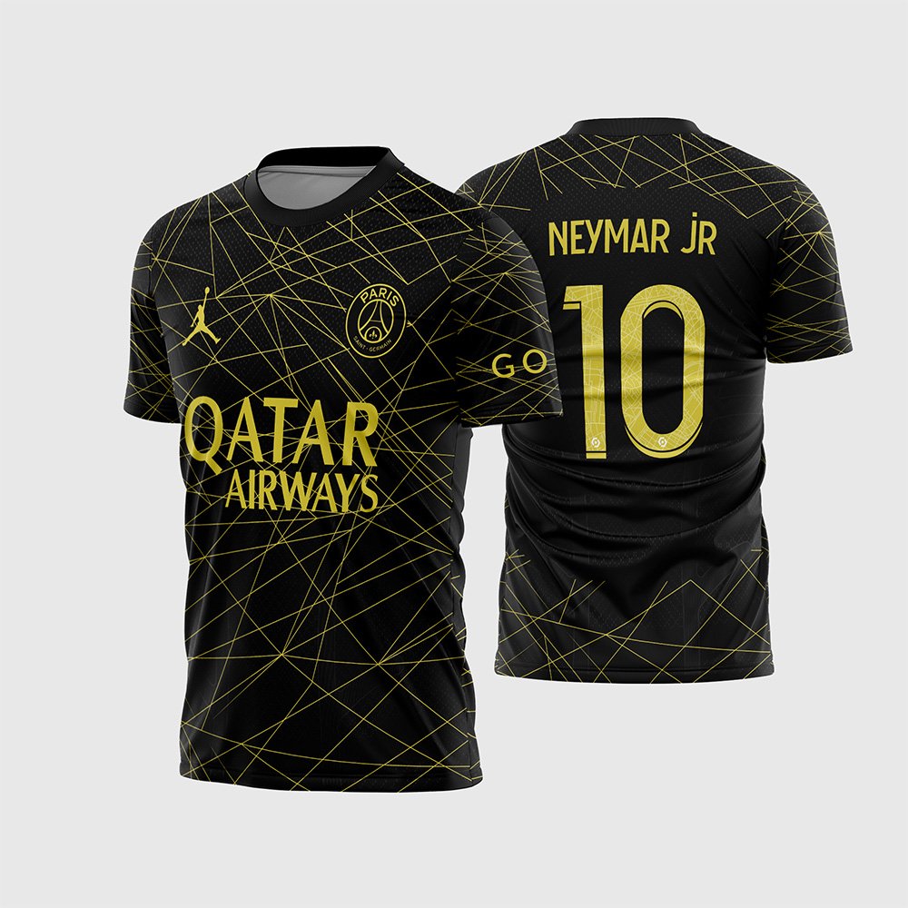 Arte Vetor Quarta Camisa PSG 2022 - 2023