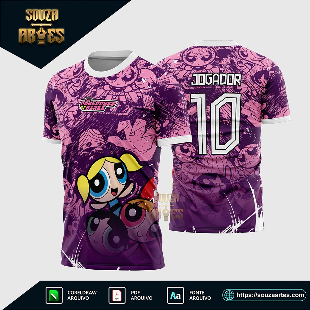 Arte Vetor Camisa InterClasse Meninas Superpoderosas 2026