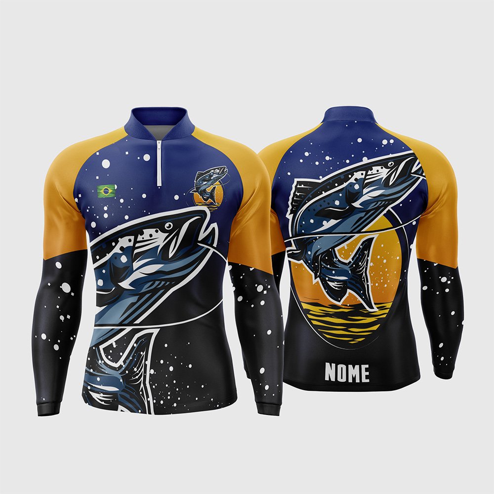 Arte Estampa Camisa De Pesca Esportiva Modelo 20