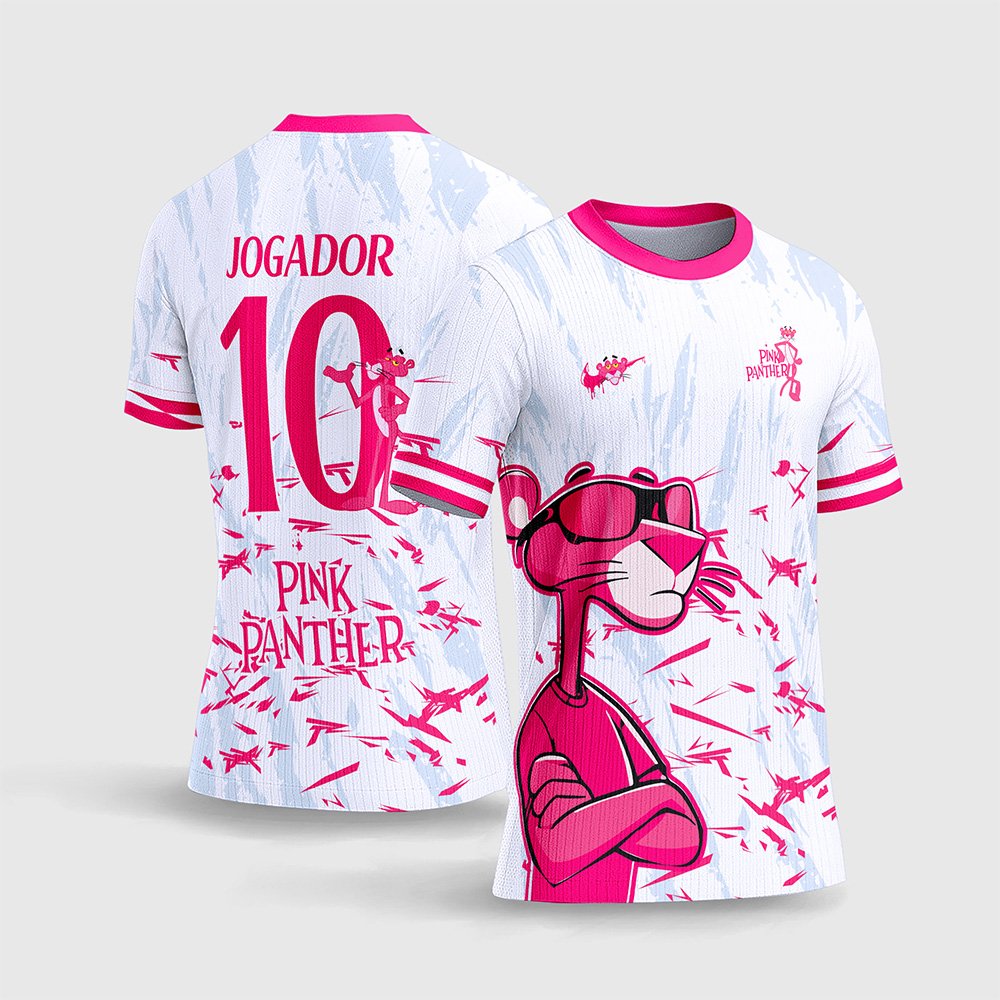 Arte Camisa Interclasse Pantera Cor de Rosa 2026