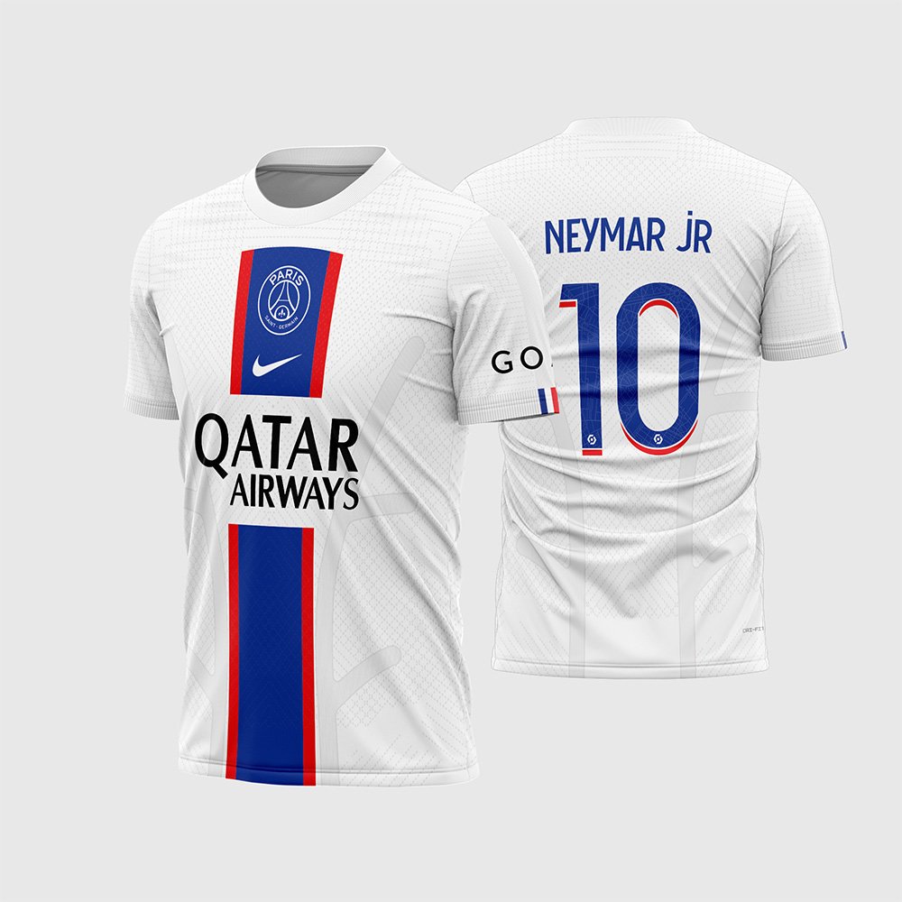 Arte Vetor Terceira Camisa PSG 2022 - 2023