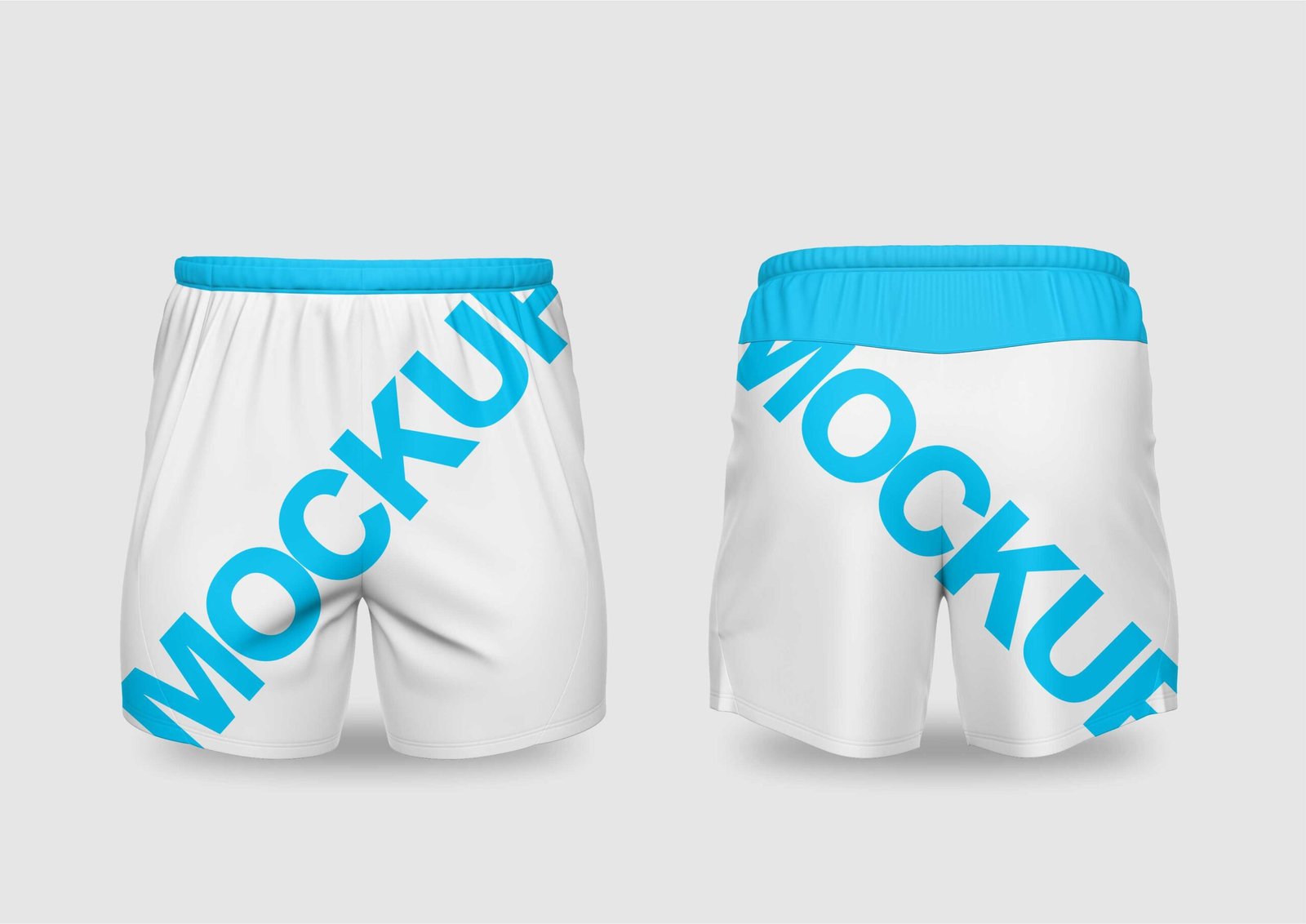 Mockup Short Masculino de Corrida Editavel Corel Draw X7