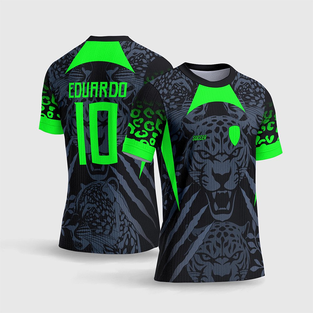 Arte Vetor Camisa InterClasse Onça Verde 2026