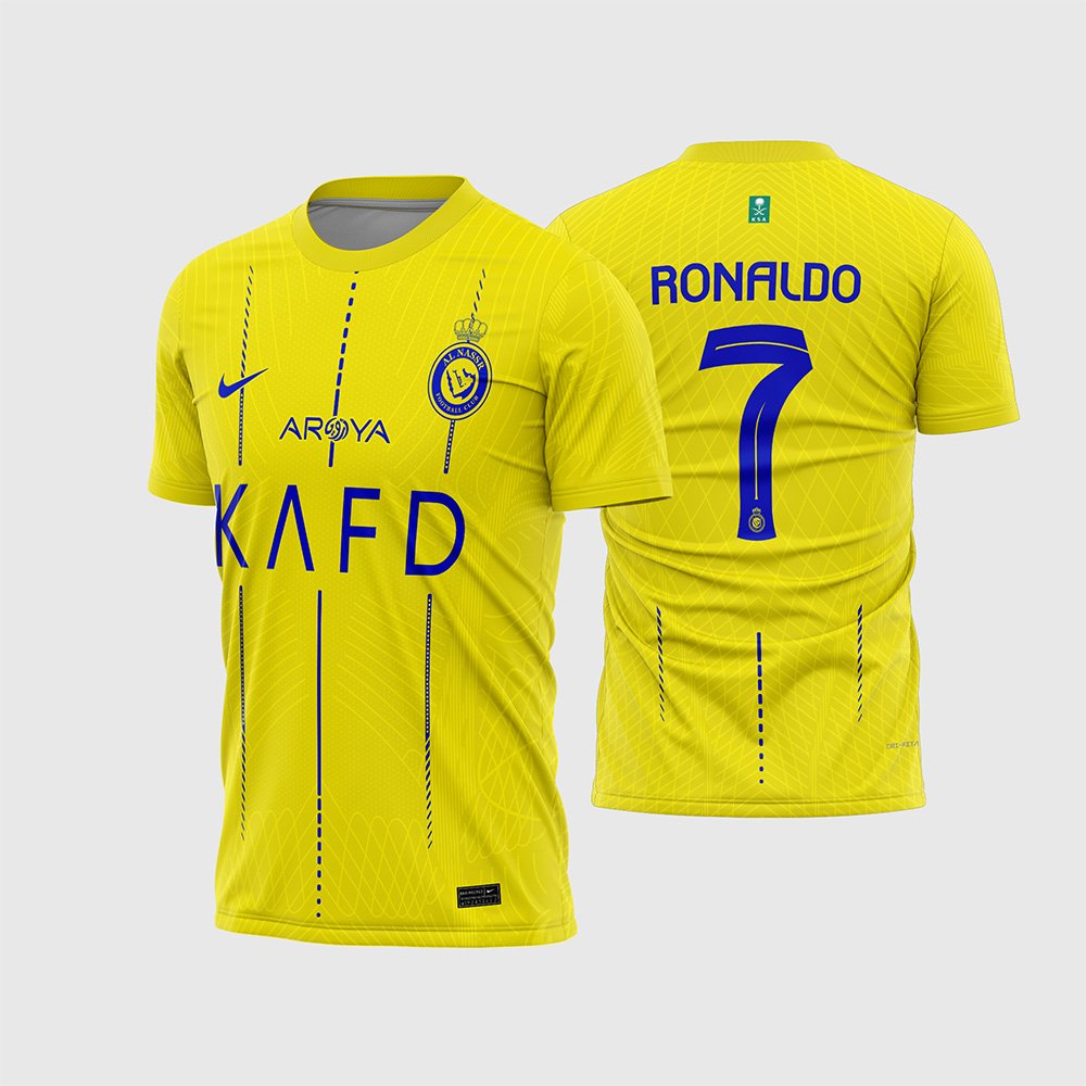 Arte Vetor Camisa Al-Nassr Titular 2023 – 2024