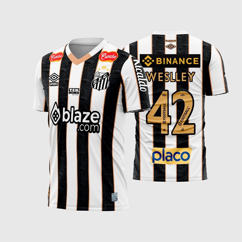 Arte Camisa Santos Reserva 2024 - 2025
