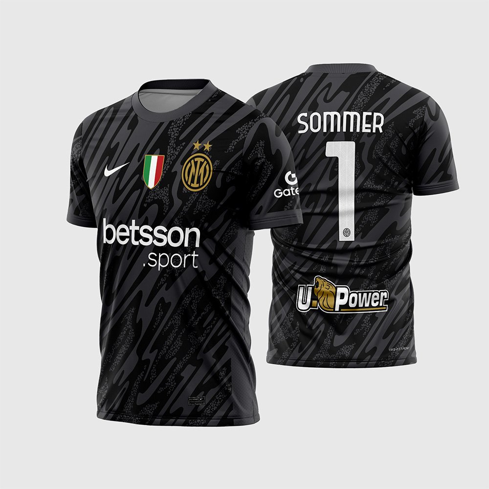 Arte Vetor Camisa Inter de Milão Goleiro III 2024 – 2025