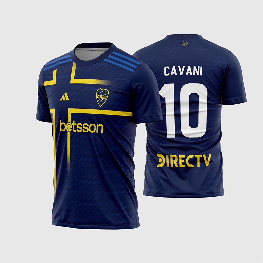 Arte Vetor Camisa Boca Juniors Terceira 2024 – 2025