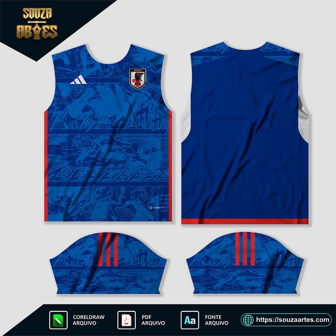 Arte Vetor Camisa Japão Dragon Ball Conceito 2023