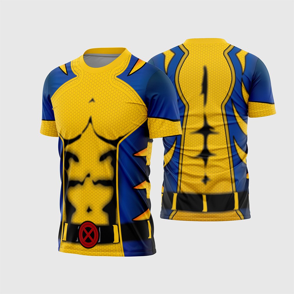 Arte Estampa Vetor Camisa Heróis - Wolverine
