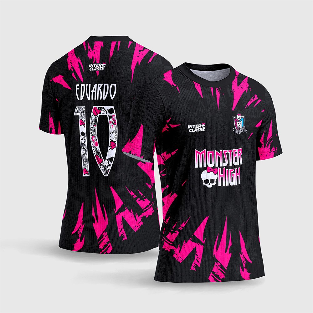 Arte Vetor Camisa Interclasse Monster high