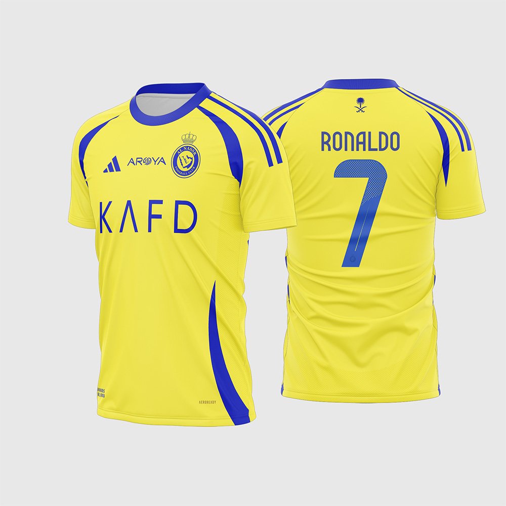 Arte Vetor Camisa Al Nassr Local 2024-2025