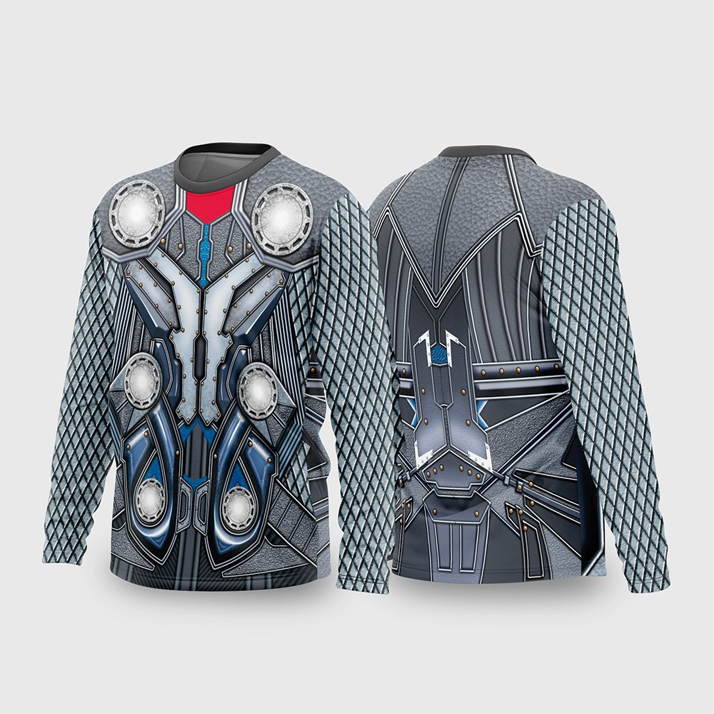 Arte Estampa Vetor Camisa Heróis - Thor - Modelo 04