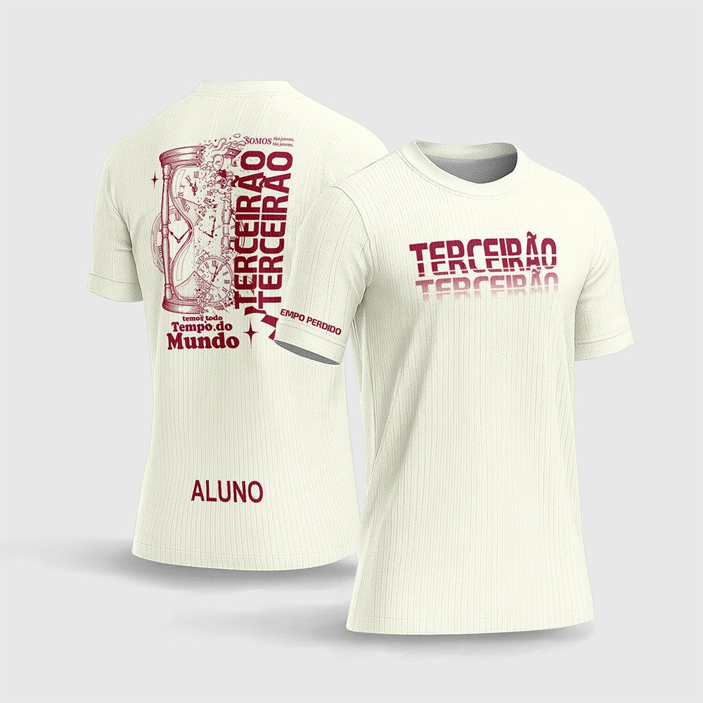 Arte Vetor Camisa Terceirão Tempo Perdido