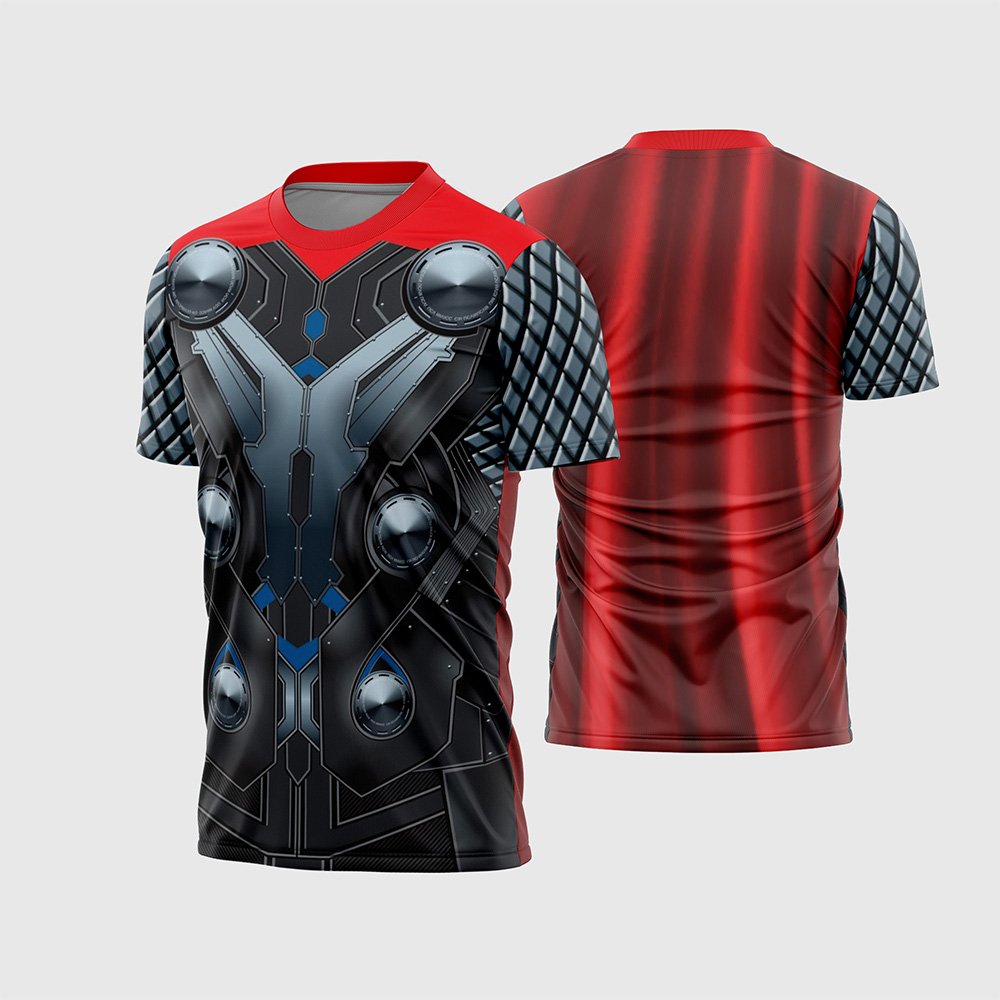 Arte Estampa Vetor Camisa Heróis - Thor