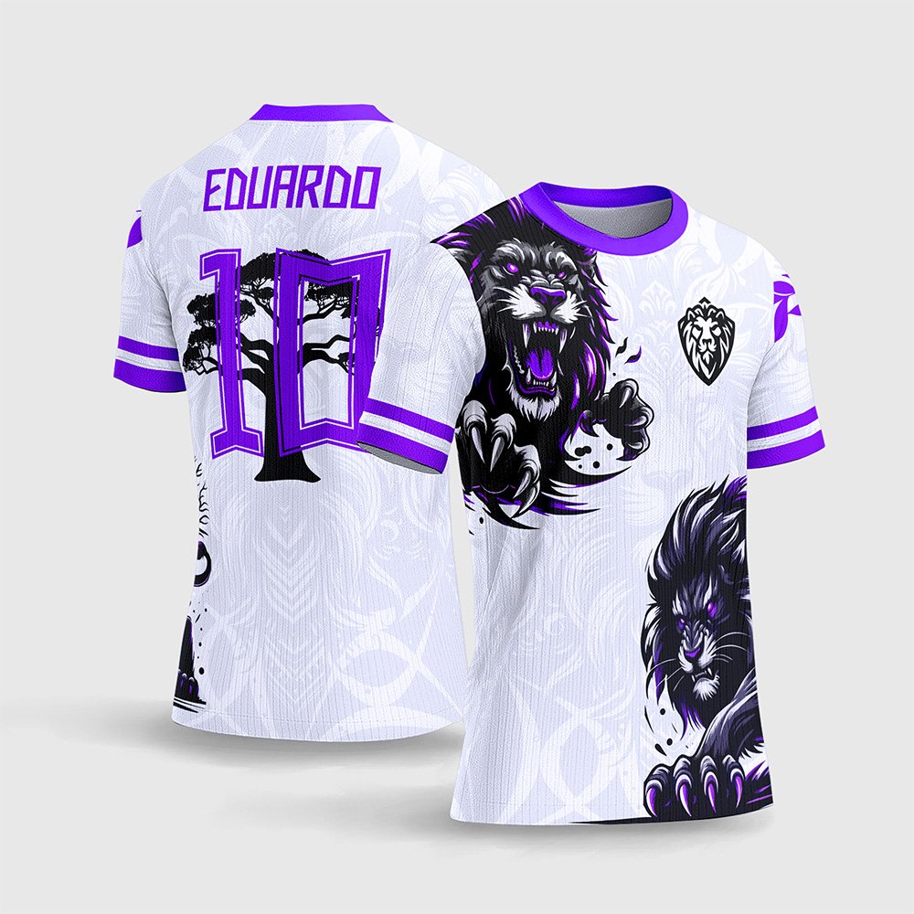 Arte Template Camisa de Interclasse 2026 - Leão Floral