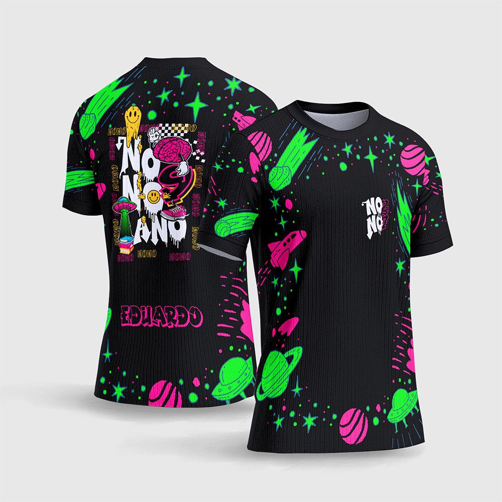 Arte Estampa Vetor Camisa Nono Ano Alien 2027