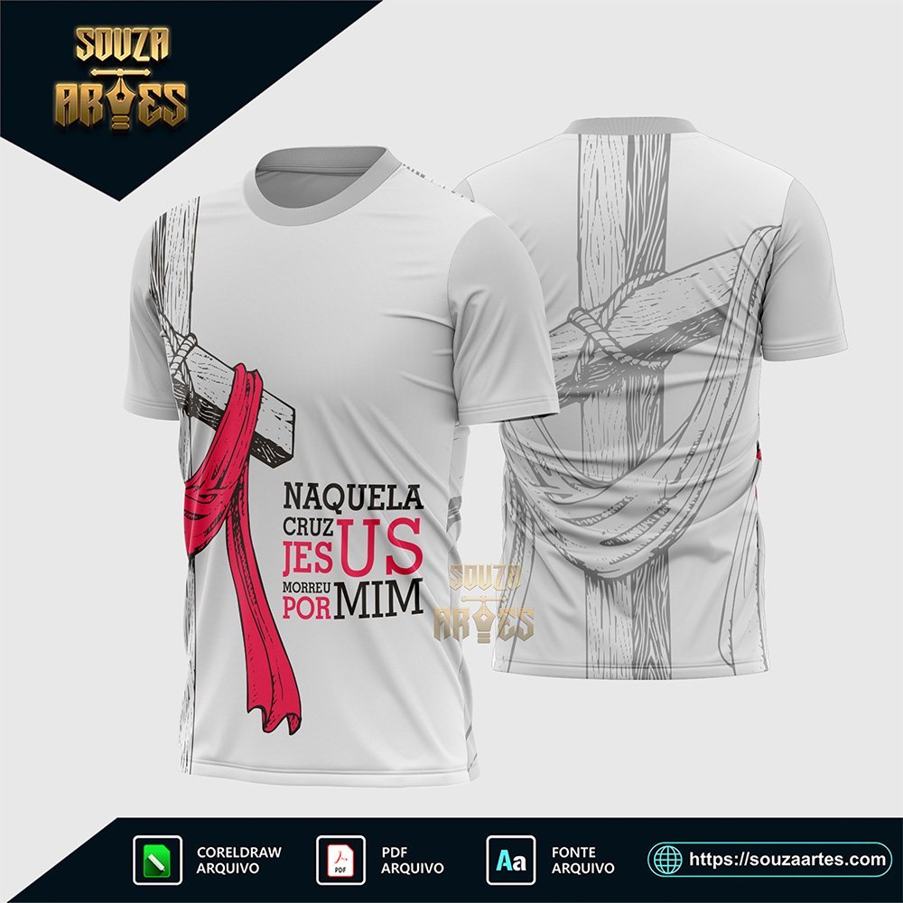 Arte Vetor Camisa Religião Jesus Morreu Por Mim - 2026