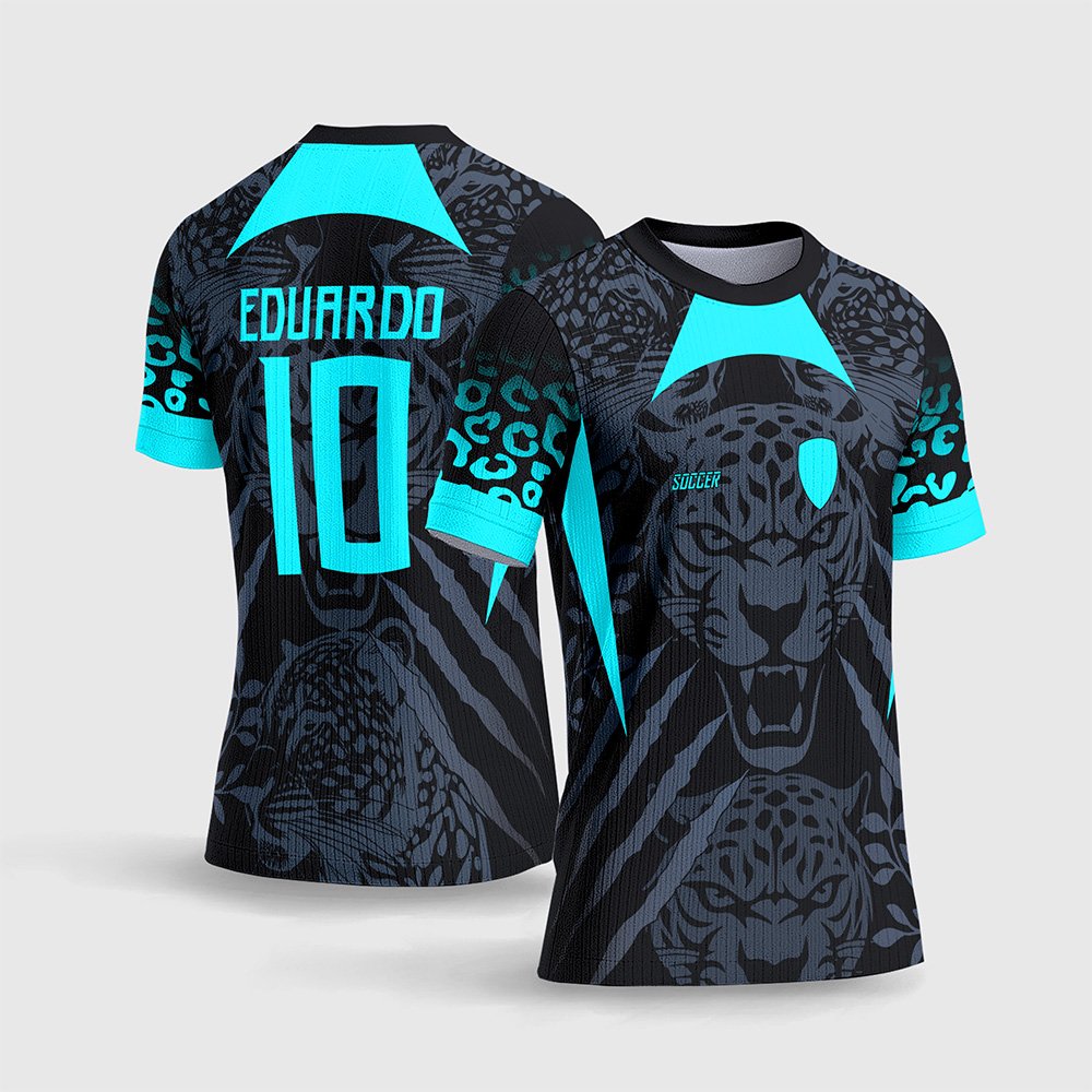 Arte Vetor Camisa InterClasse Onça Ciano 2026
