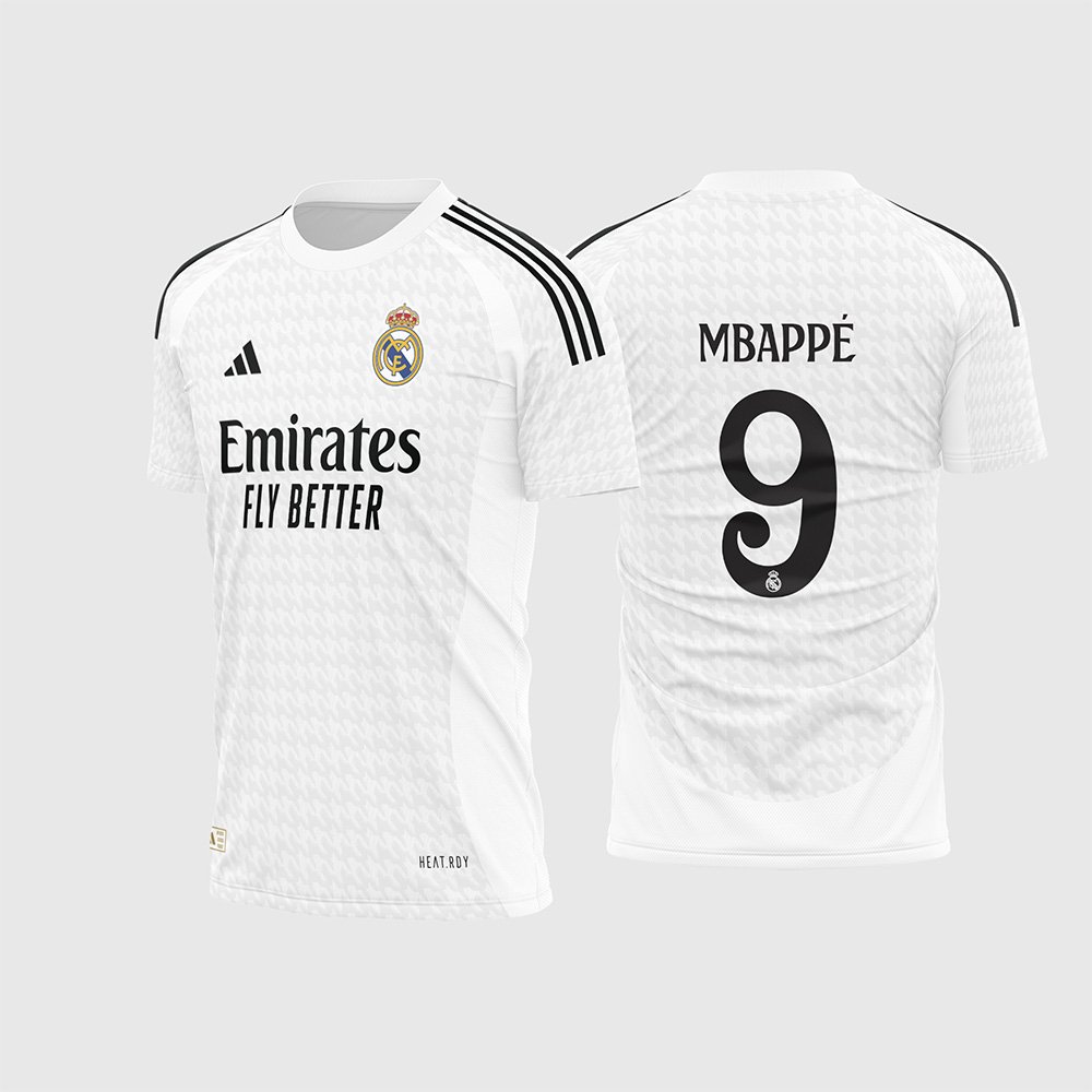 Arte Vetor Camisa Real Madrid Titular 2024 – 2025
