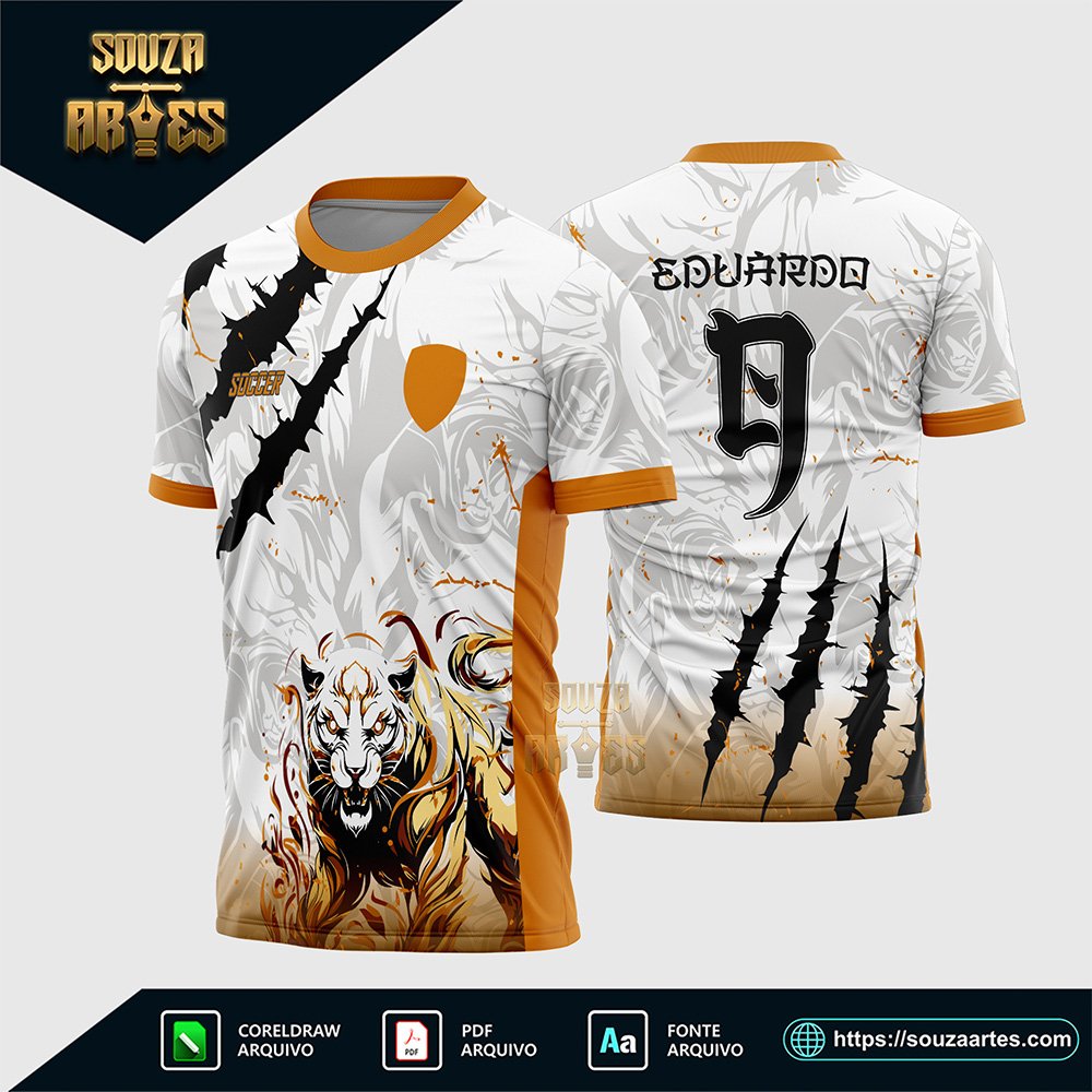 Arte Template Camisa Interclasse Tigre Grimclaw 2026
