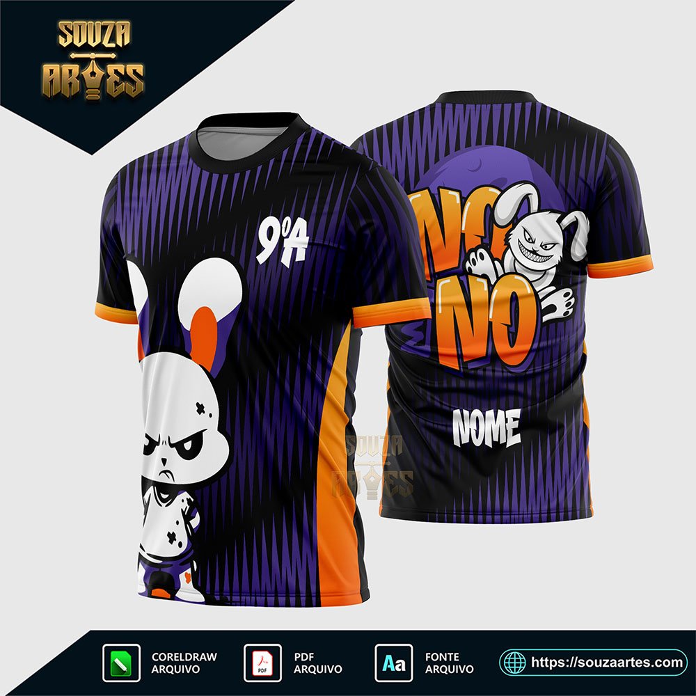 Arte Vetor Camisa Nono Ano 2025 - Coelho