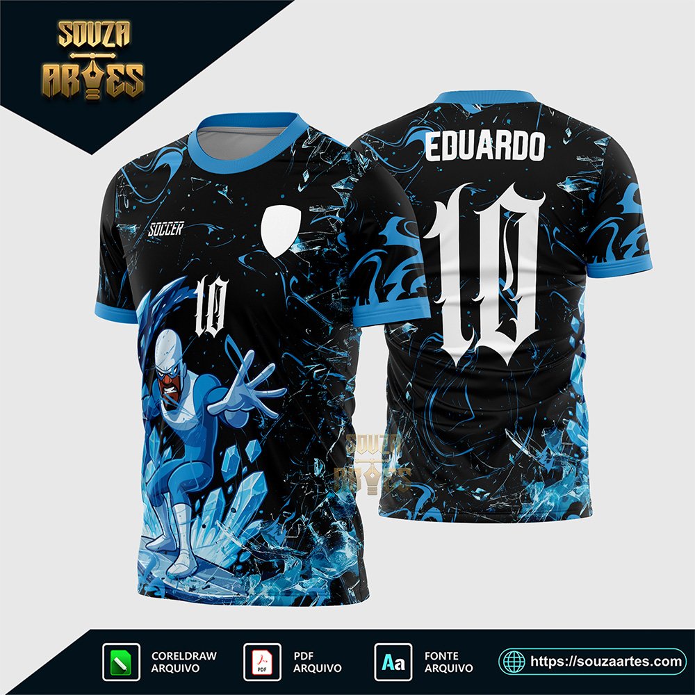Arte Vetor Camisa Interclasse Gelado - Os Incríveis