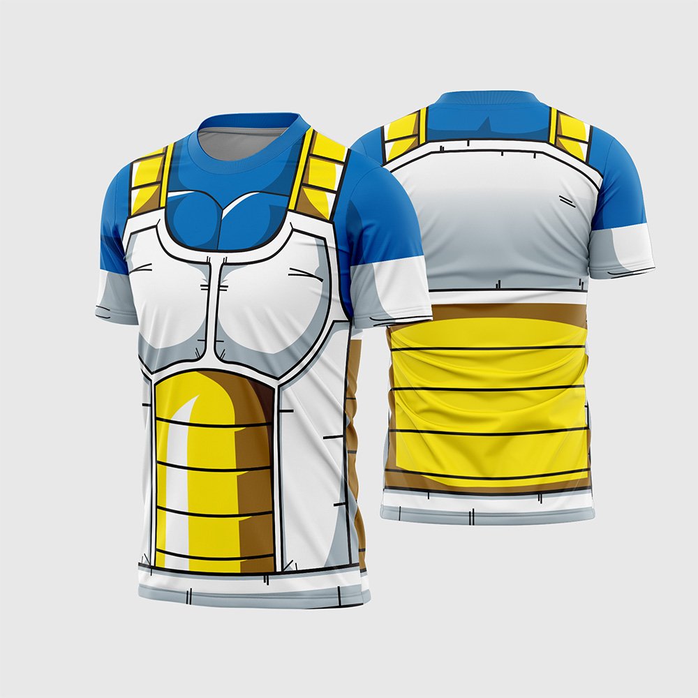 Arte Estampa Vetor Camisa Heróis - Vegeta - Dragon Ball