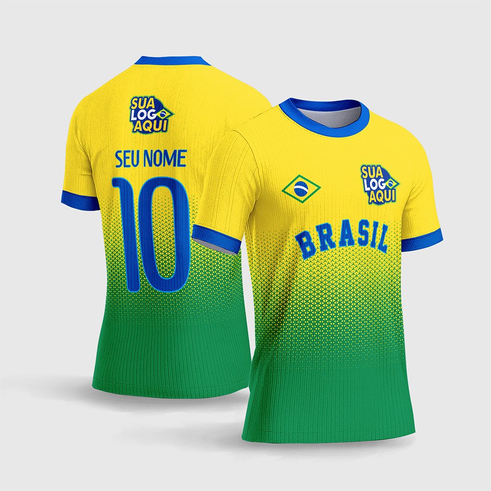 Arte Camisa Brasil Copa do Mundo 2026 Modelo 01