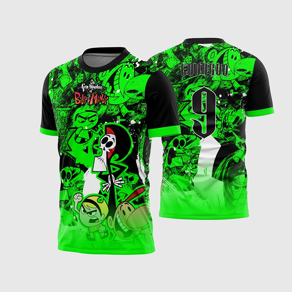 Arte Vetor Camisa Interclasse Billy e Mandy
