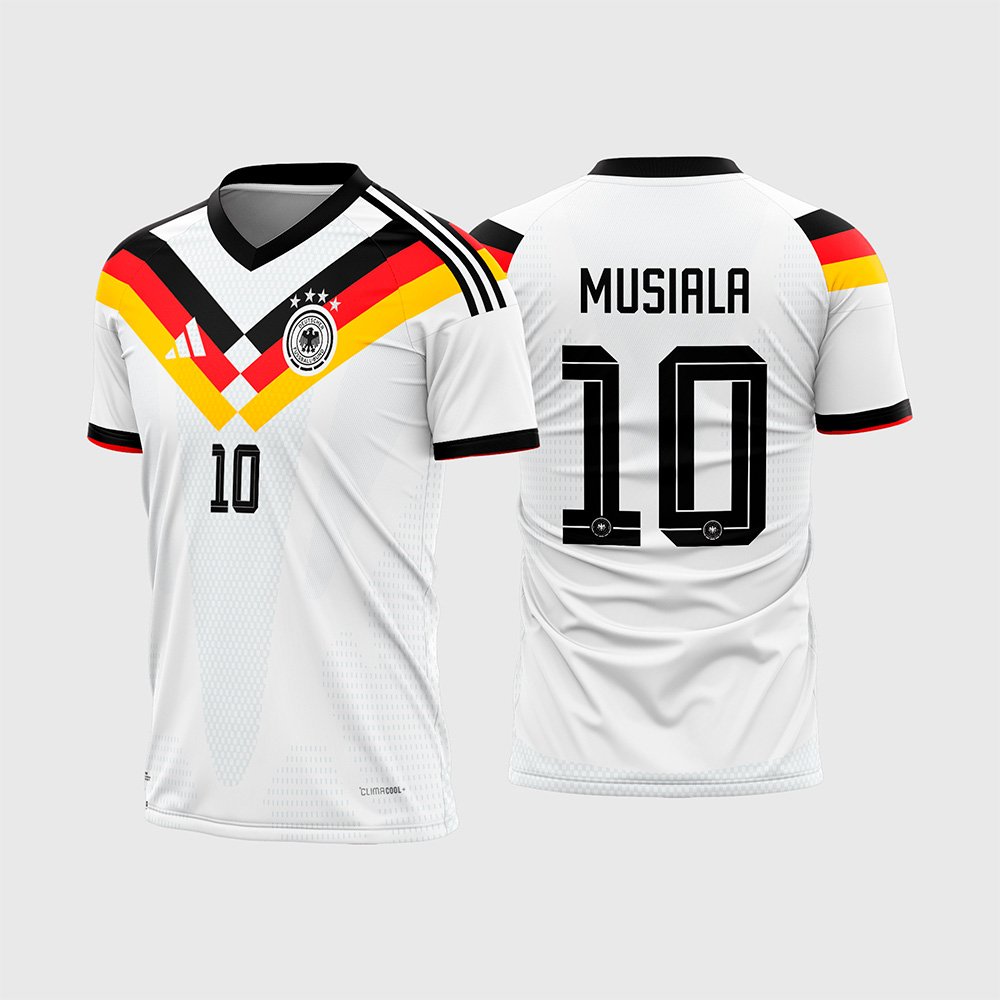 Arte Vetor Camisa Alemanha Reserva 2024 - 2025