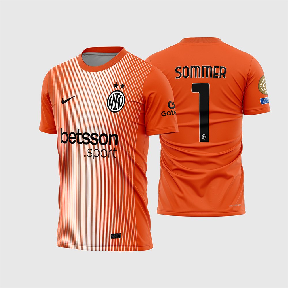 Arte Vetor Camisa Inter de Milan Goleiro II 2025 - 2026