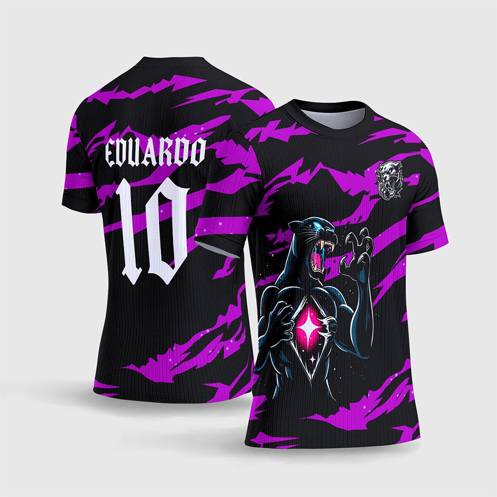 Arte Vetor Camisa Interclasse pantera galáctica