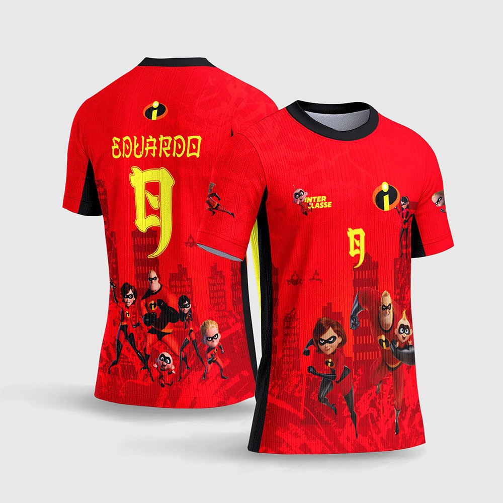 Arte Vetor Camisa de Interclasse Os Incríveis