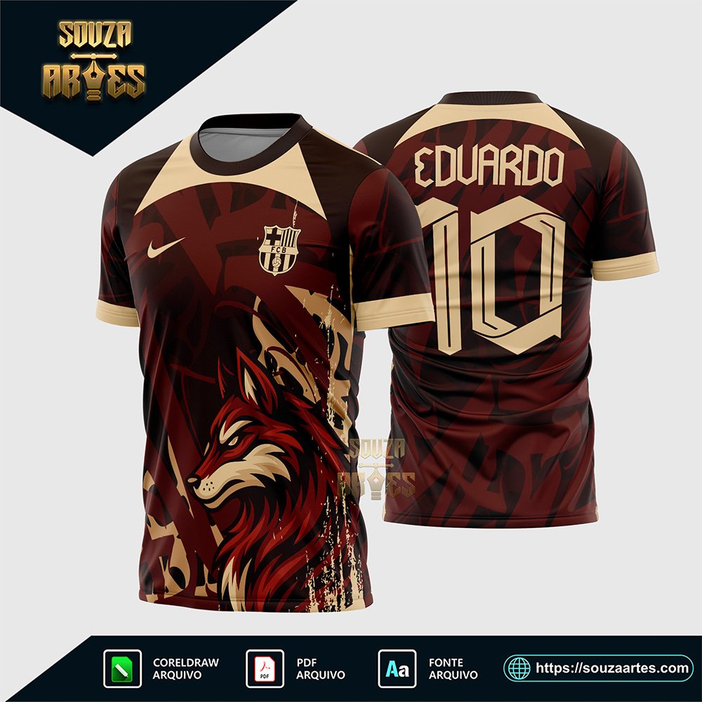 Arte vetor camisa Interclasse Raposa