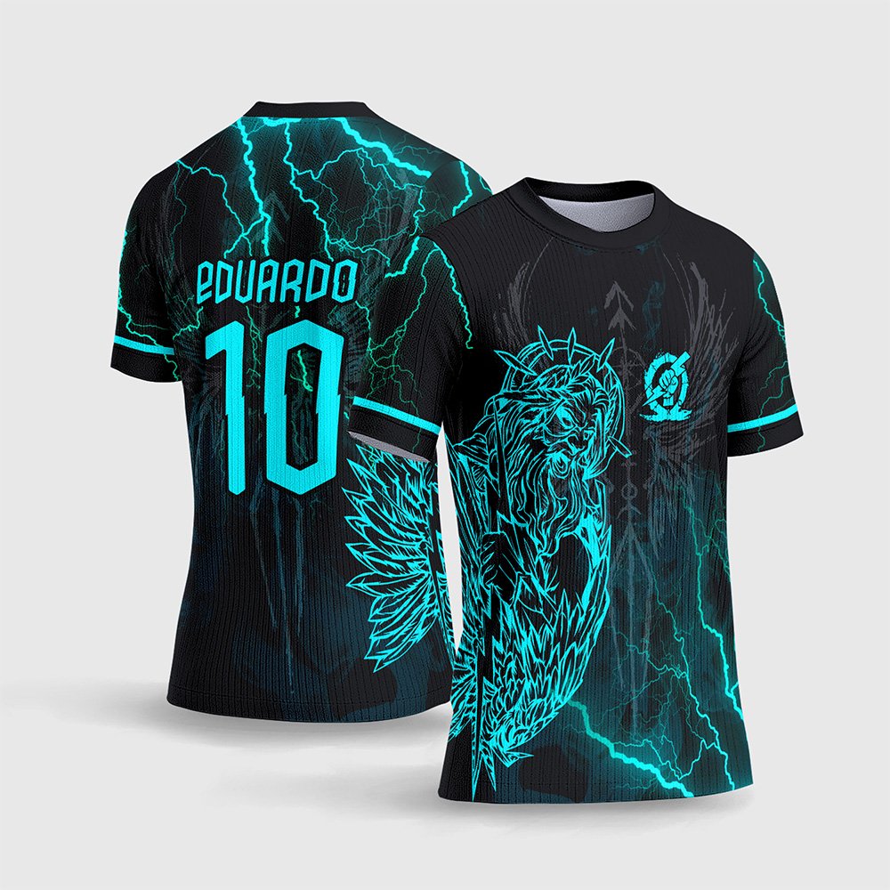Arte Vetor Template Camisa de InterClasse Zeus Raios 2026