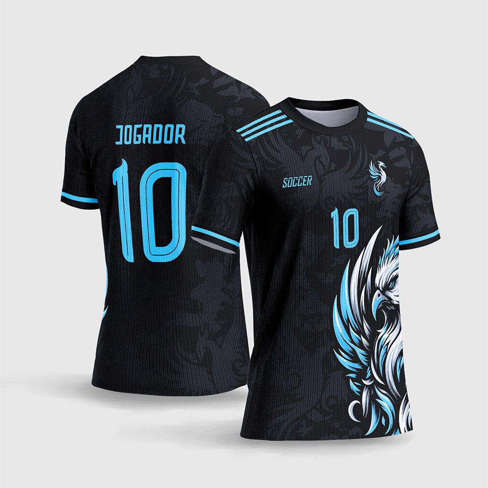 Arte Vetor Camisa de Interclasse Fênix Azul 2026