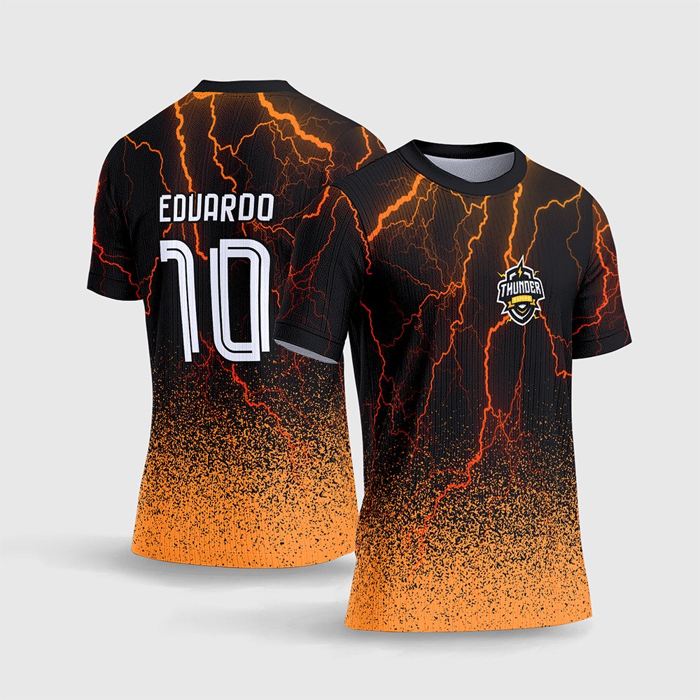 Arte Vetor Camisa InterClasse Raios Relâmpagos Amarelos v2