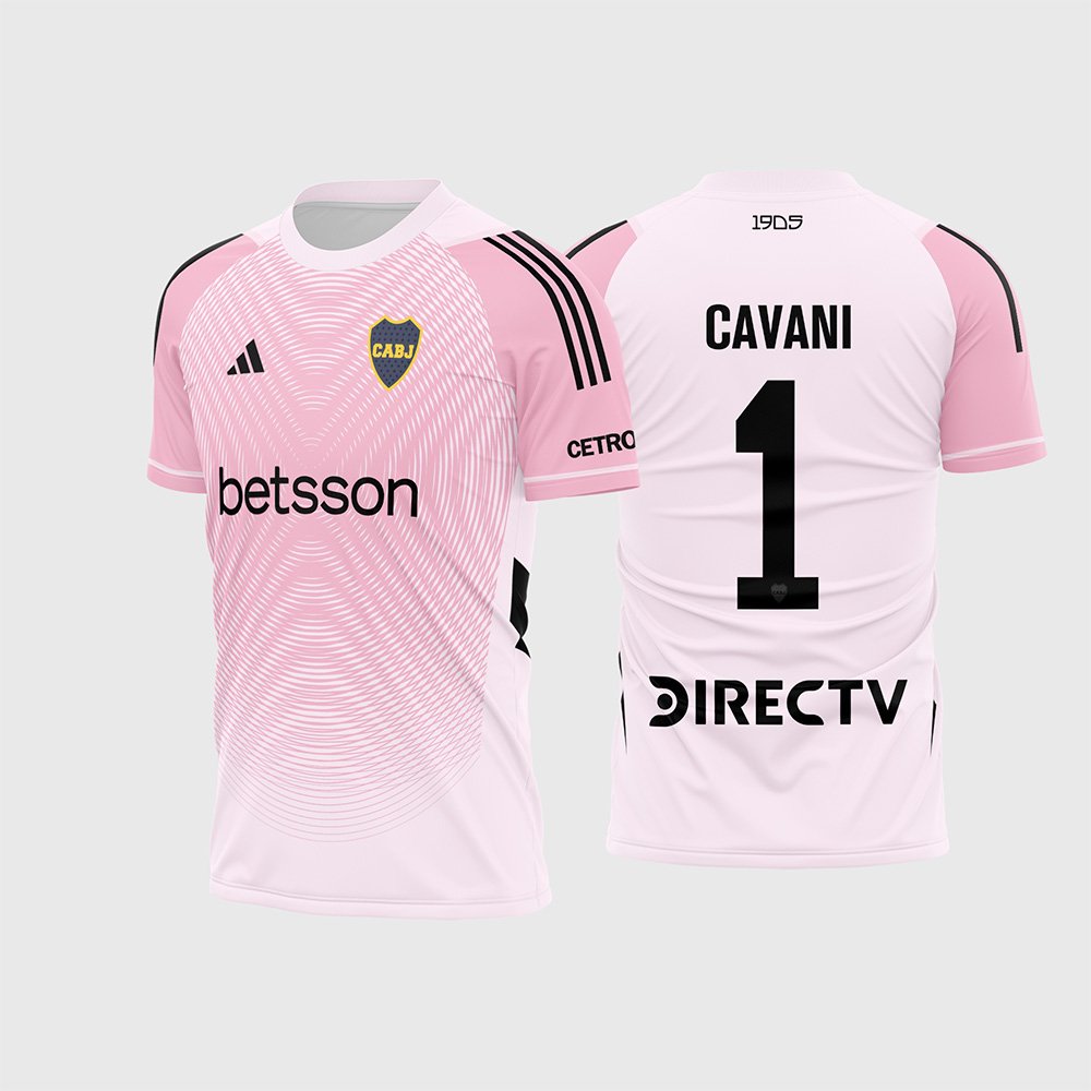 Arte Vetor Camisa Boca Juniors goleiro 2026