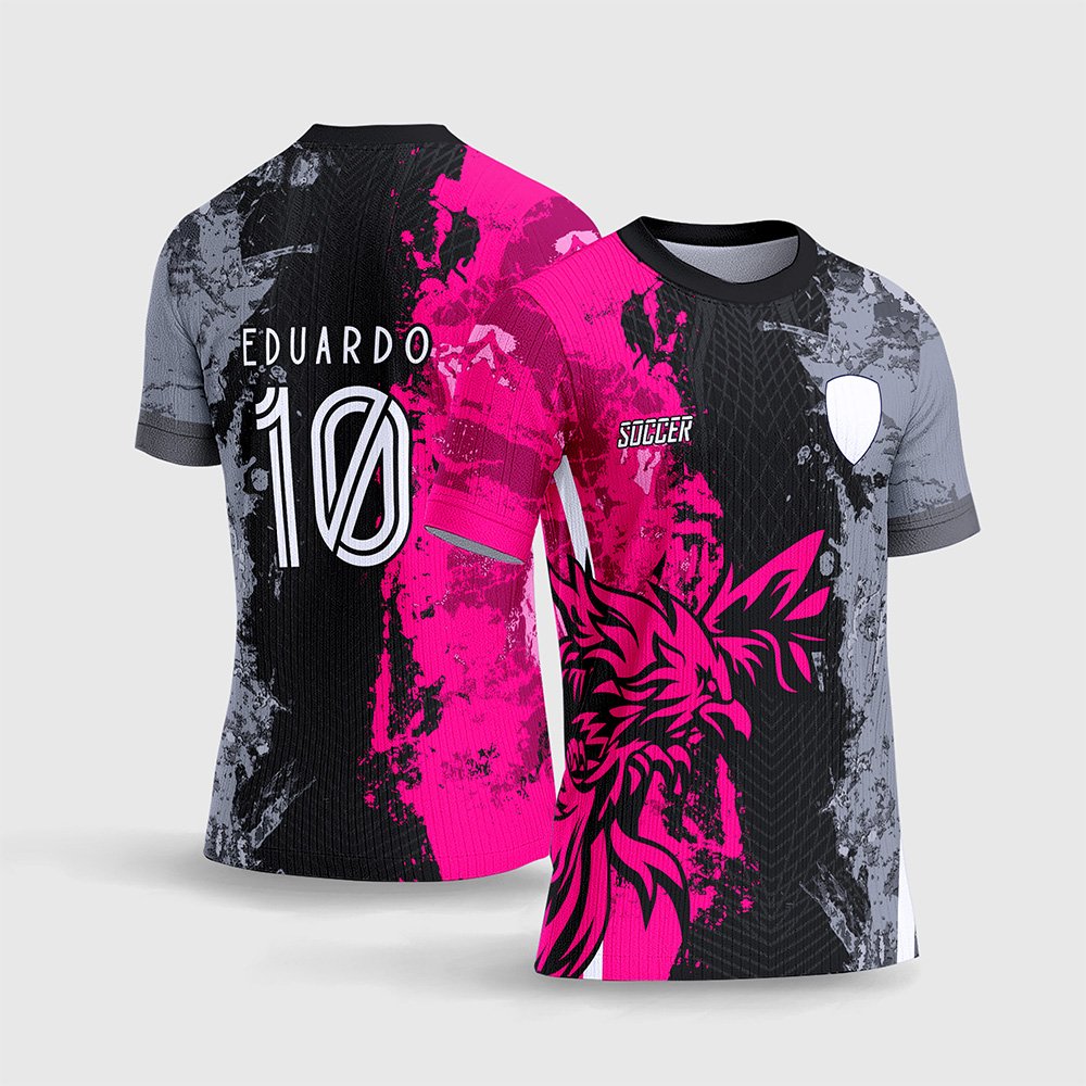 Arte Vetor Camisa InterClasse Fenix Rosa e Cinza 2026