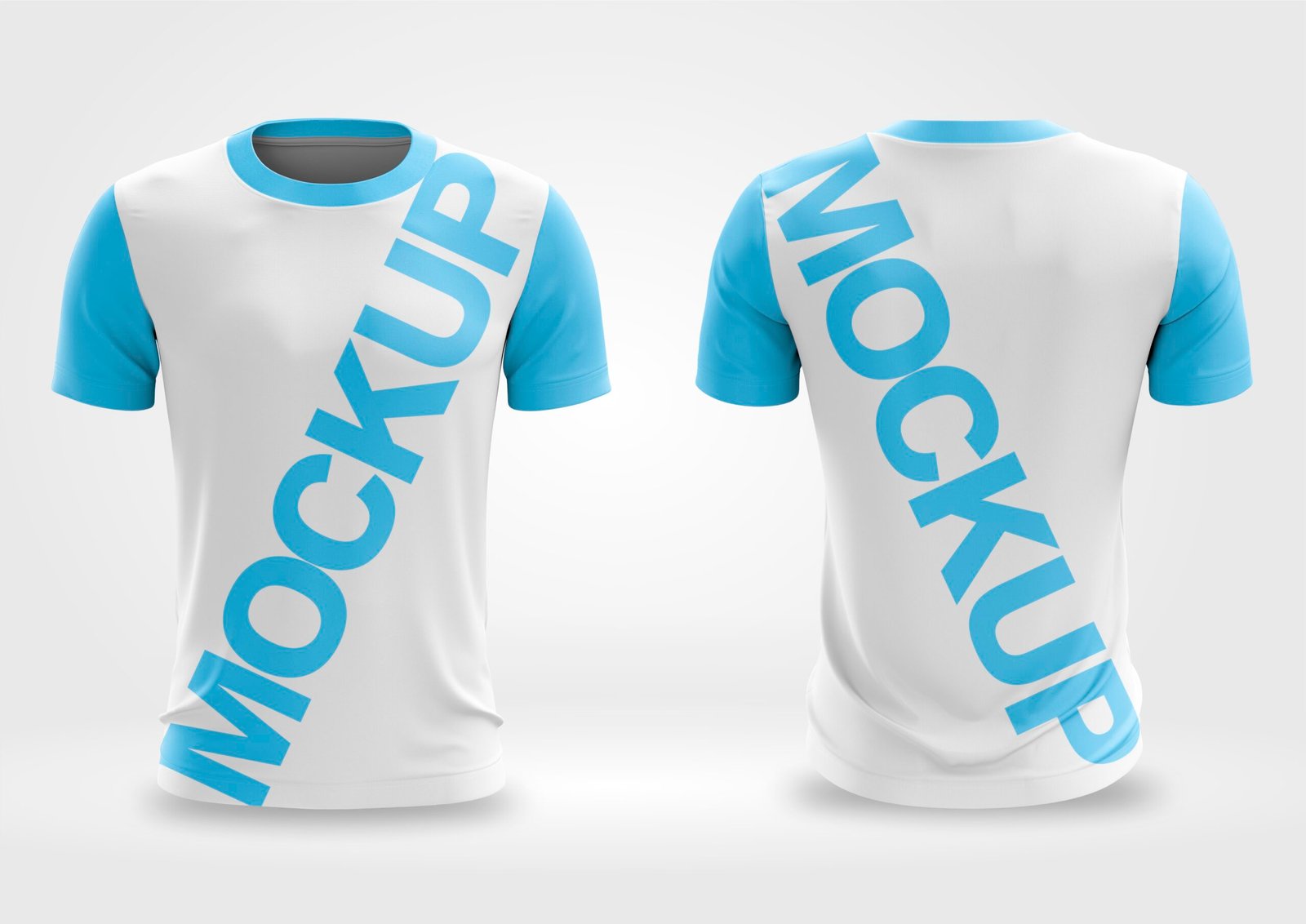 Mockup Camisa Masculina Gola Redonda Editavel Corel Draw x7