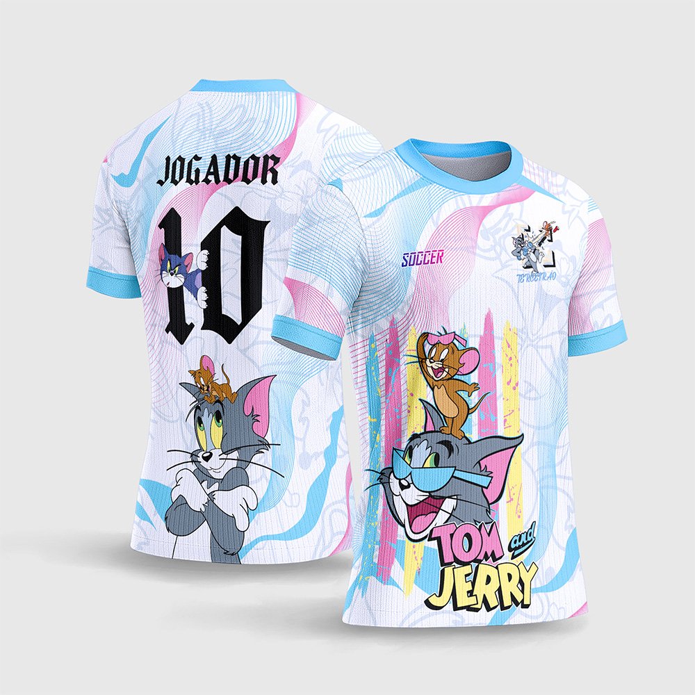 Arte Estampa Camisa Interclasse Tom e Jerry Modelo 02