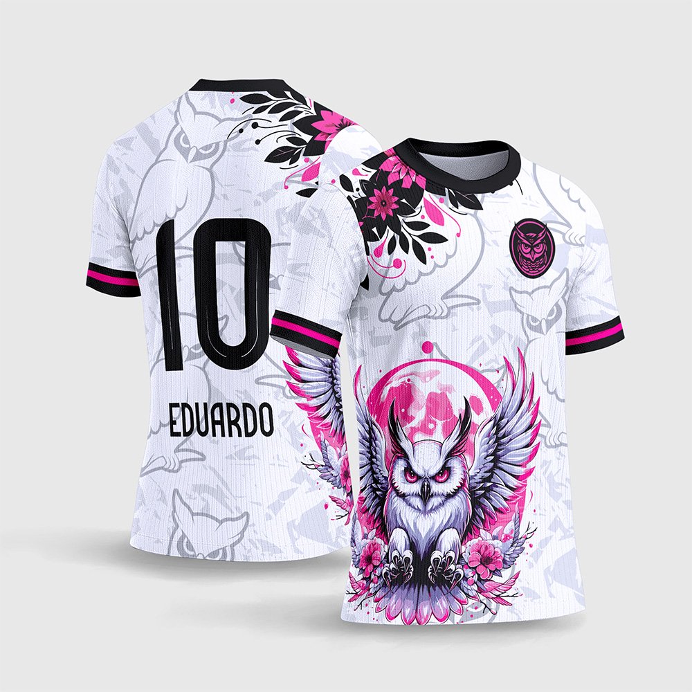 Arte Vetor Camisa Interclasse Coruja Floral 2026