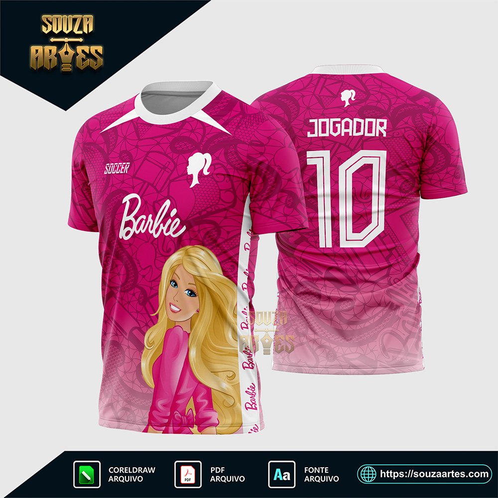 Arte Vetor Camisa Interclasse Barbie 2026