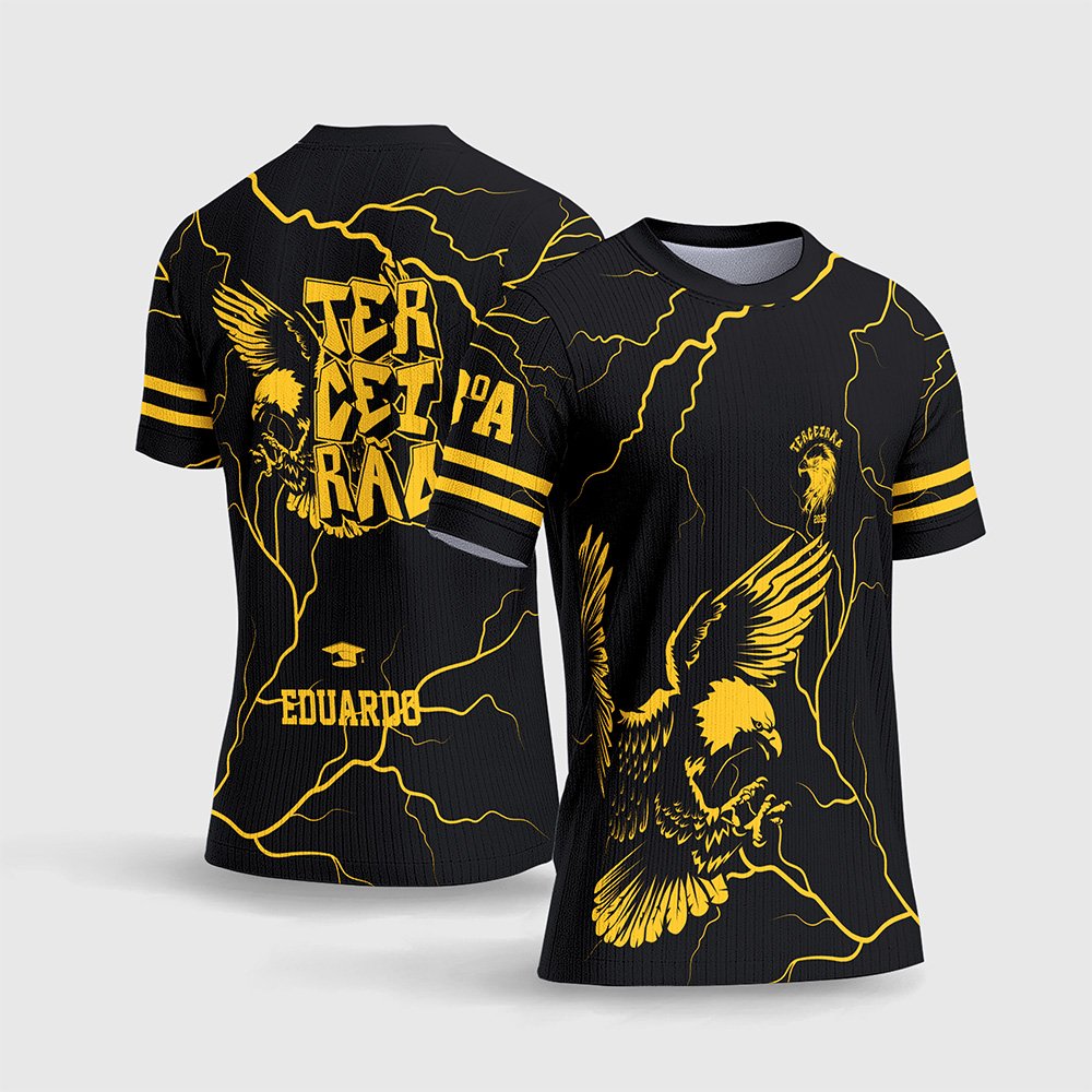 Arte Camisa Terceirão Águia Amarela 2026