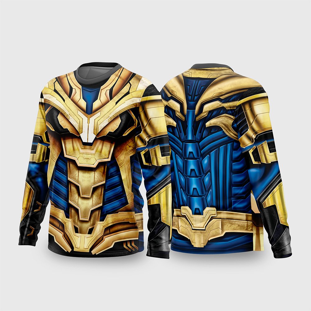 Arte Estampa Vetor Camisa Heróis - Thanos - Modelo 02