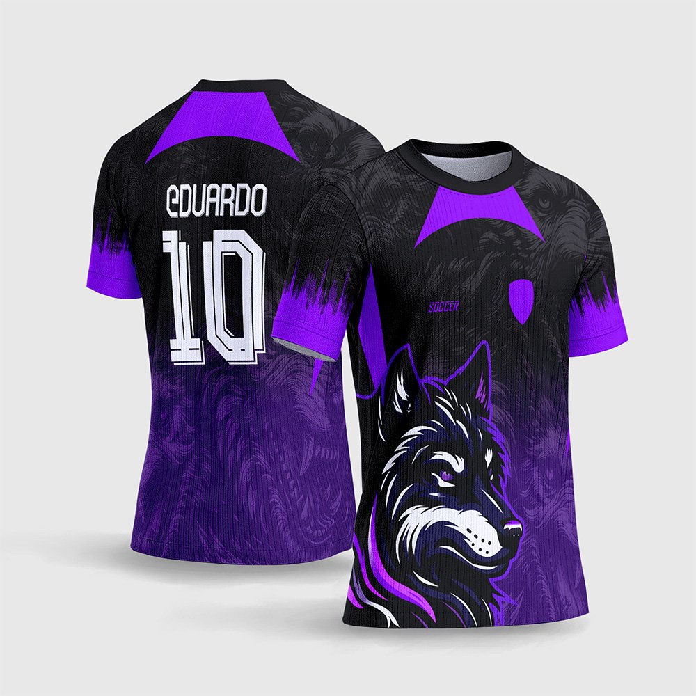Arte Vetor Camisa Interclasse - Jogos Internos - 2026 - Lobo Roxo