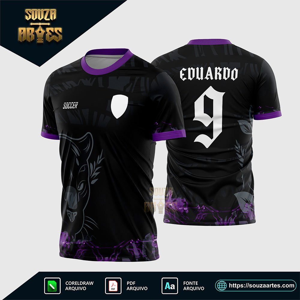 Arte Vertor Camisa Interclasse Pantera Negra